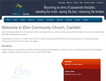Tablet Screenshot of elimcarlisle.org